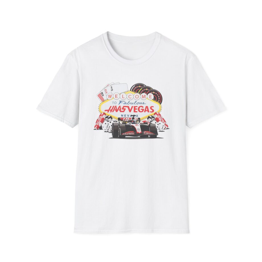 Haas F1 Las Vegas Gp  Unisex Softstyle T-Shirt