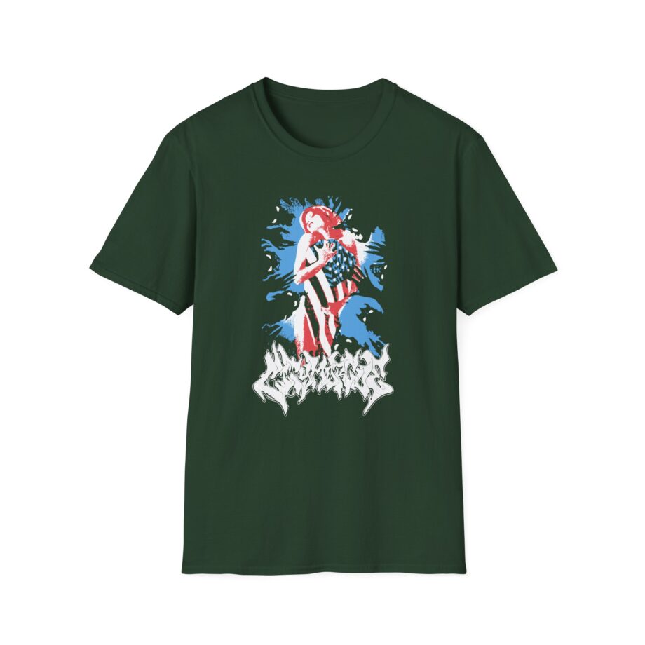 CM My Bloody America Flag Unisex Softstyle T-shirt