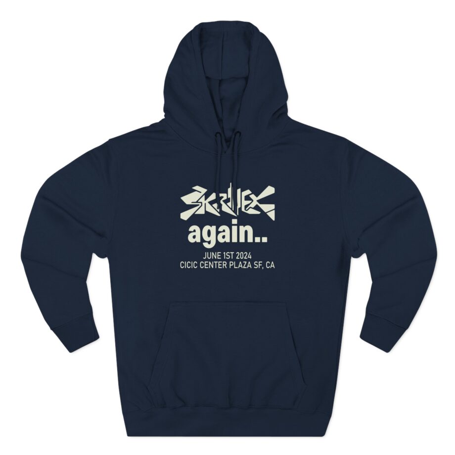Skrillex Fred Again Civic Center Three-Panel Fleece Hoodie