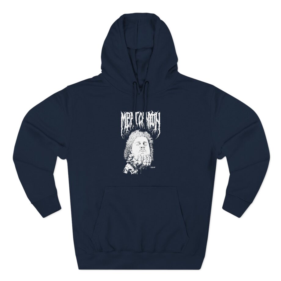 Papa Meat  Three-Panel Fleece Hoodie