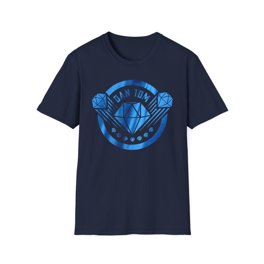 Dantdm Blue Foil Unisex Softstyle T-shirt