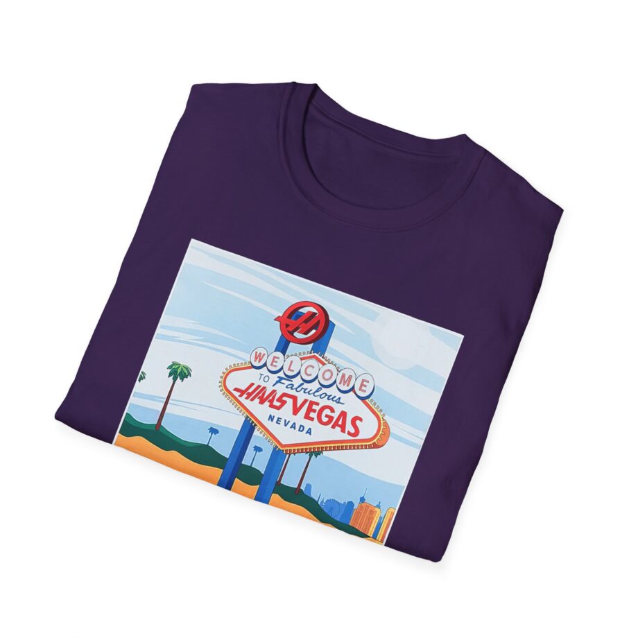 Haas F1 Las vegas Gp Unisex Softstyle T-Shirt