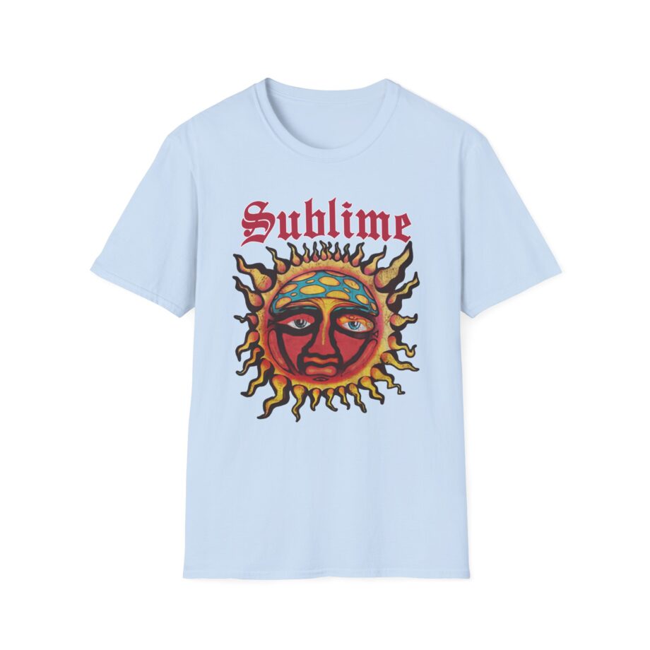 Maroon Sublime Sun Unisex Softstyle T-shirt