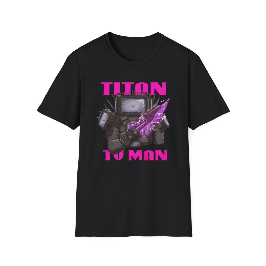 Dafuqboom Titan Tv Man Zap Unisex Softstyle T-Shirt