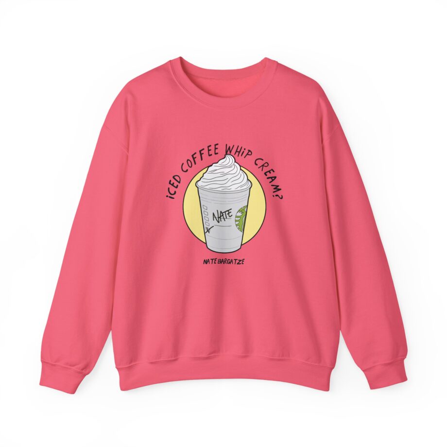 Nate Bargatze - Iced Coffee Whip Cream? Unisex Heavy Blend™ Crewneck Sweatshirt