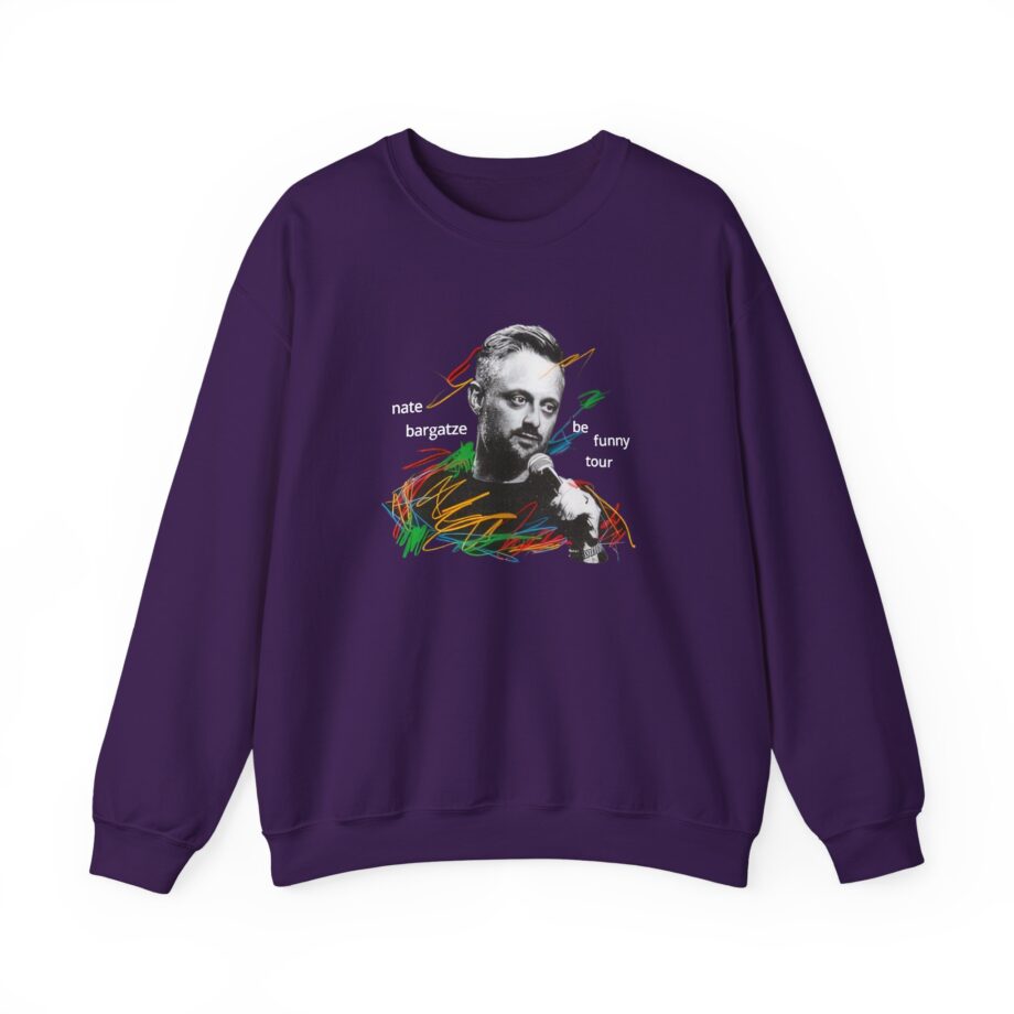 Nate Bargatze 2024 Be Funny Tour Unisex Heavy Blend™ Crewneck Sweatshirt