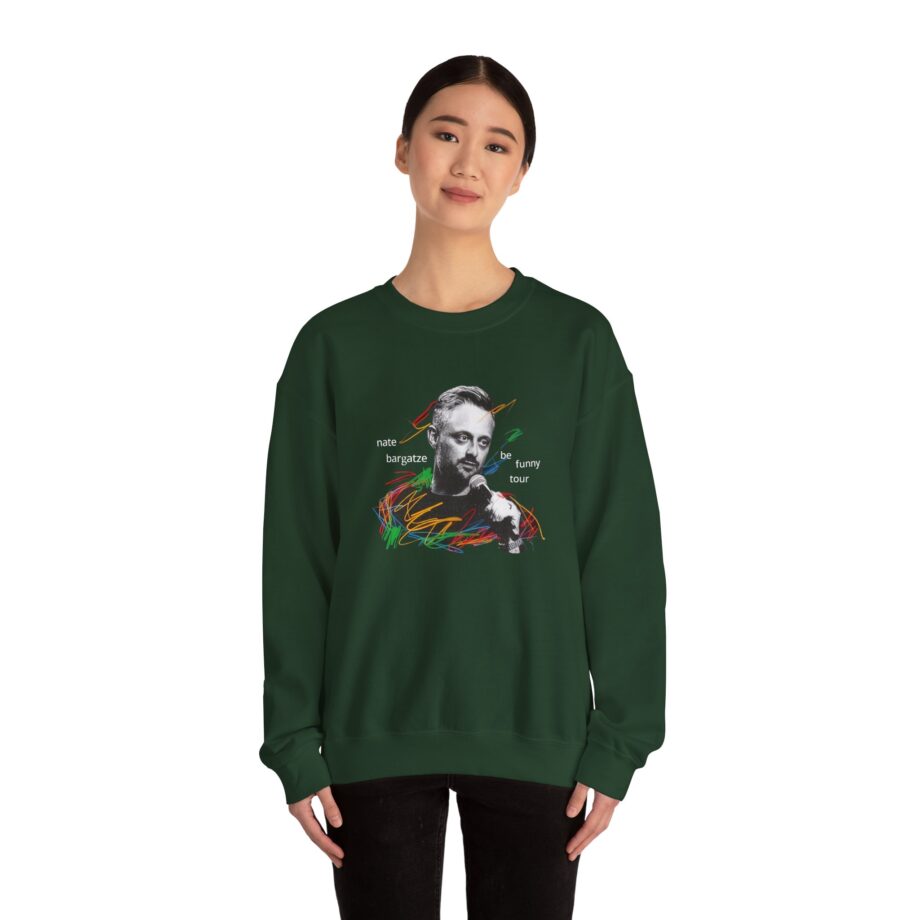 Nate Bargatze 2024 Be Funny Tour Unisex Heavy Blend™ Crewneck Sweatshirt