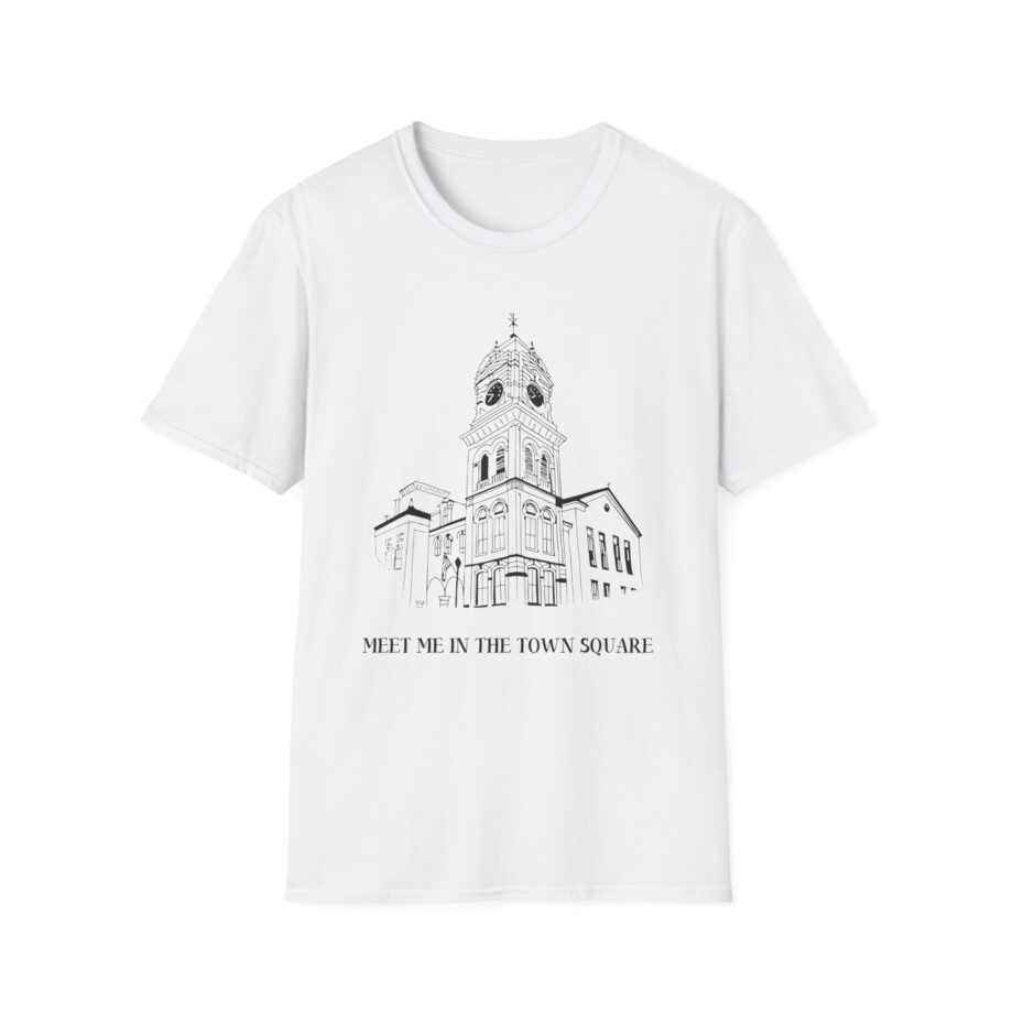 Nina Dobrev Eet Me in the Town Square  Unisex Softstyle T-Shirt