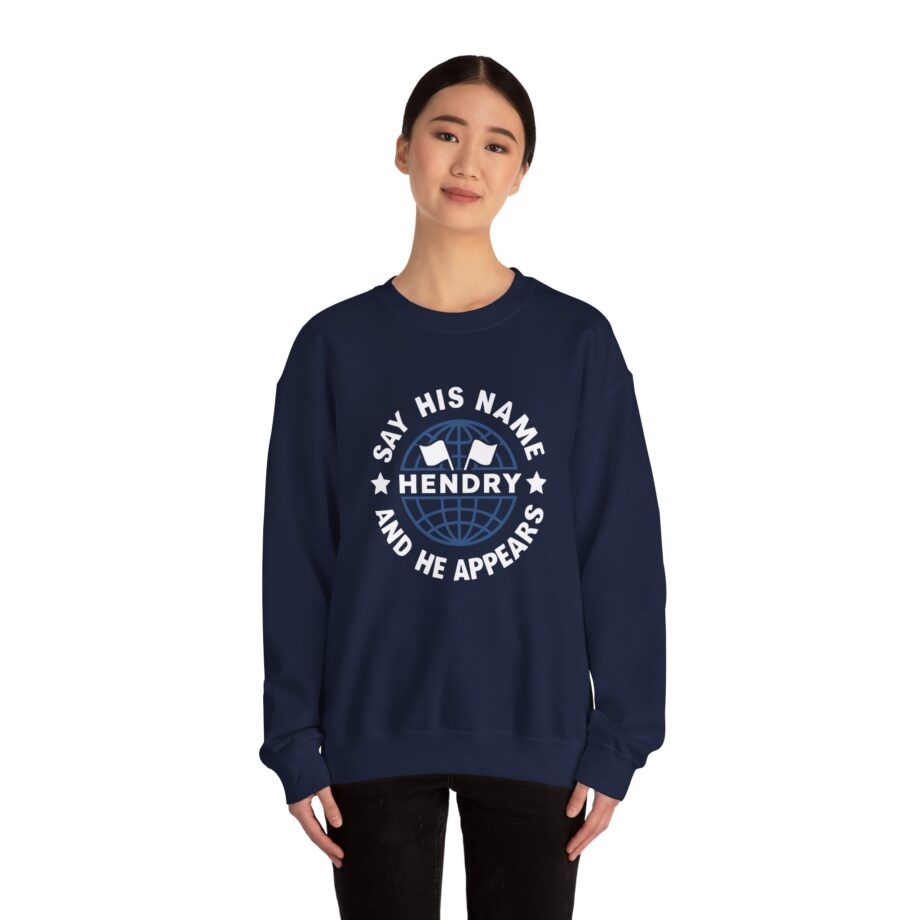 Say His Name Joe Hendry Unisex Heavy Blend™ Crewneck Sweatshirt