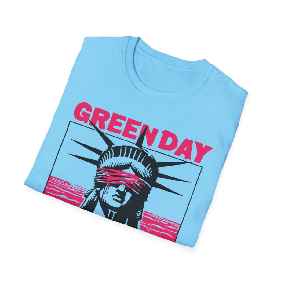 Green Day Lady Liberty Unisex Softstyle T-shirt