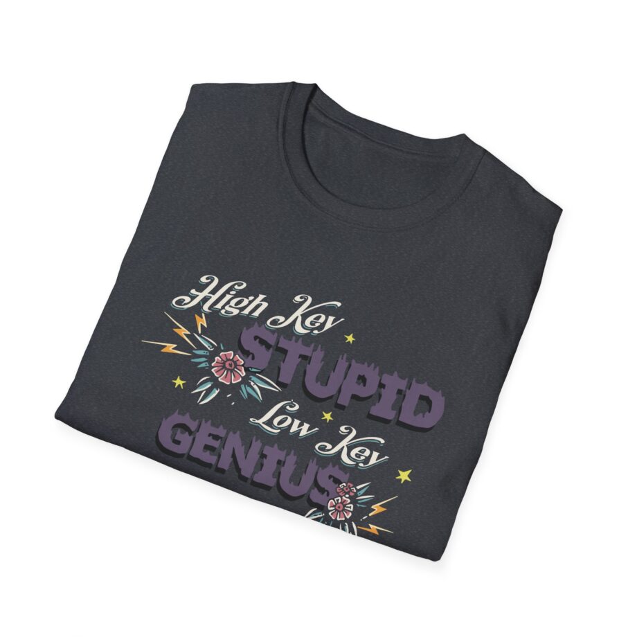 Kallmekris High Key Stupid Genius  Unisex Softstyle T-Shirt