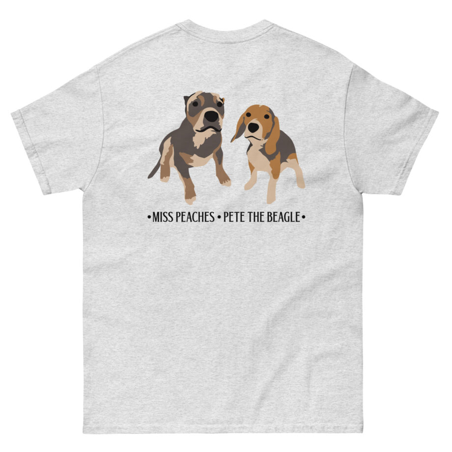 Miss Peaches & Pete the Beagle Unisex classic tee
