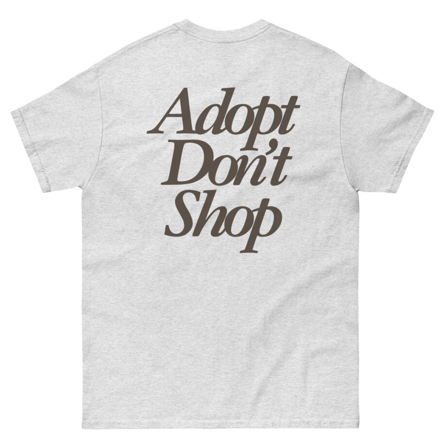 Miss Peaches Adopt Don’t Shop Unisex classic tee