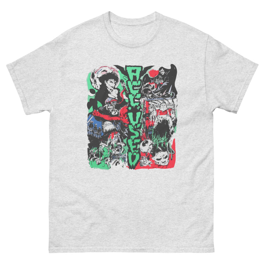 Accused Ad Panic in the Casket Unisex classic tee