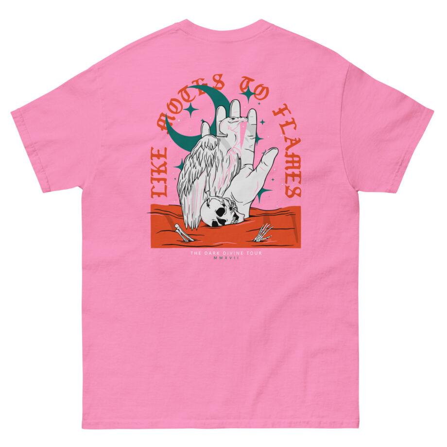 Like Moths to Flames the Dark Divine Tour Unisex classic tee