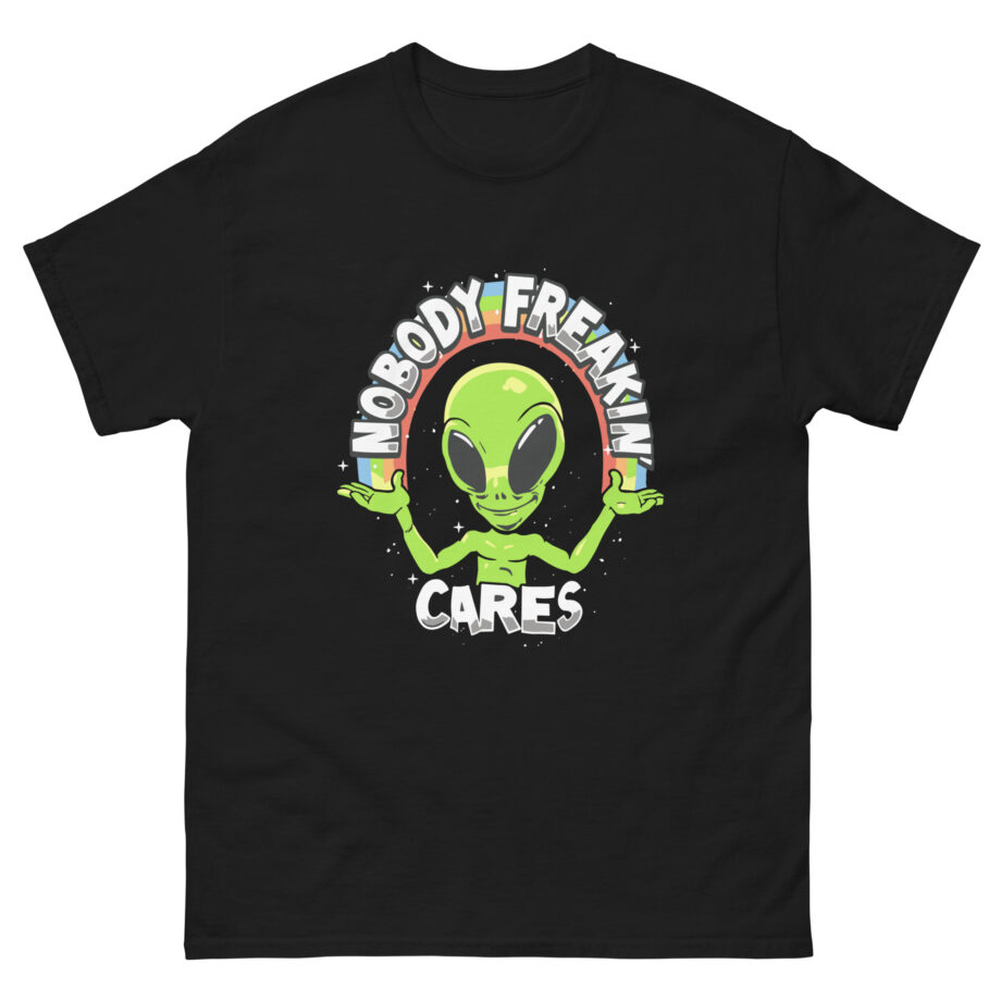 Carter Kench  Nobody Freakin' Cares Rainbow Unisex classic tee