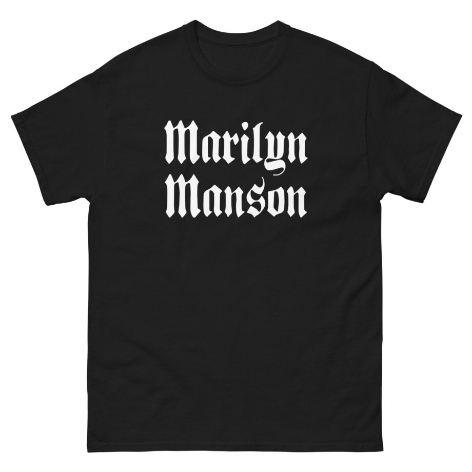 Marilyn Manson Goth Logo Unisex classic tee