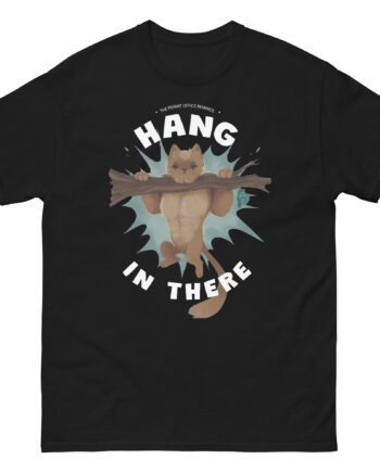 Grian Hang in There Permit Office Cat Unisex classic tee