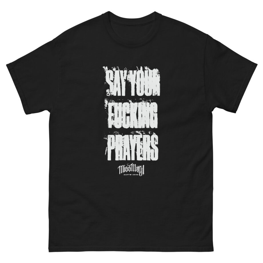 Miss May I Glow in the Dark Prayers Unisex classic tee