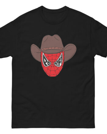 Porfa Spider Man Cowboy Hat Unisex classic tee