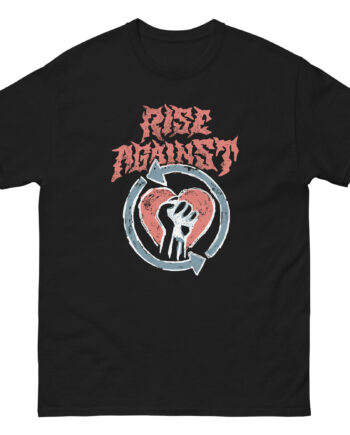 Rise Against Chalk Heartfist Unisex classic tee