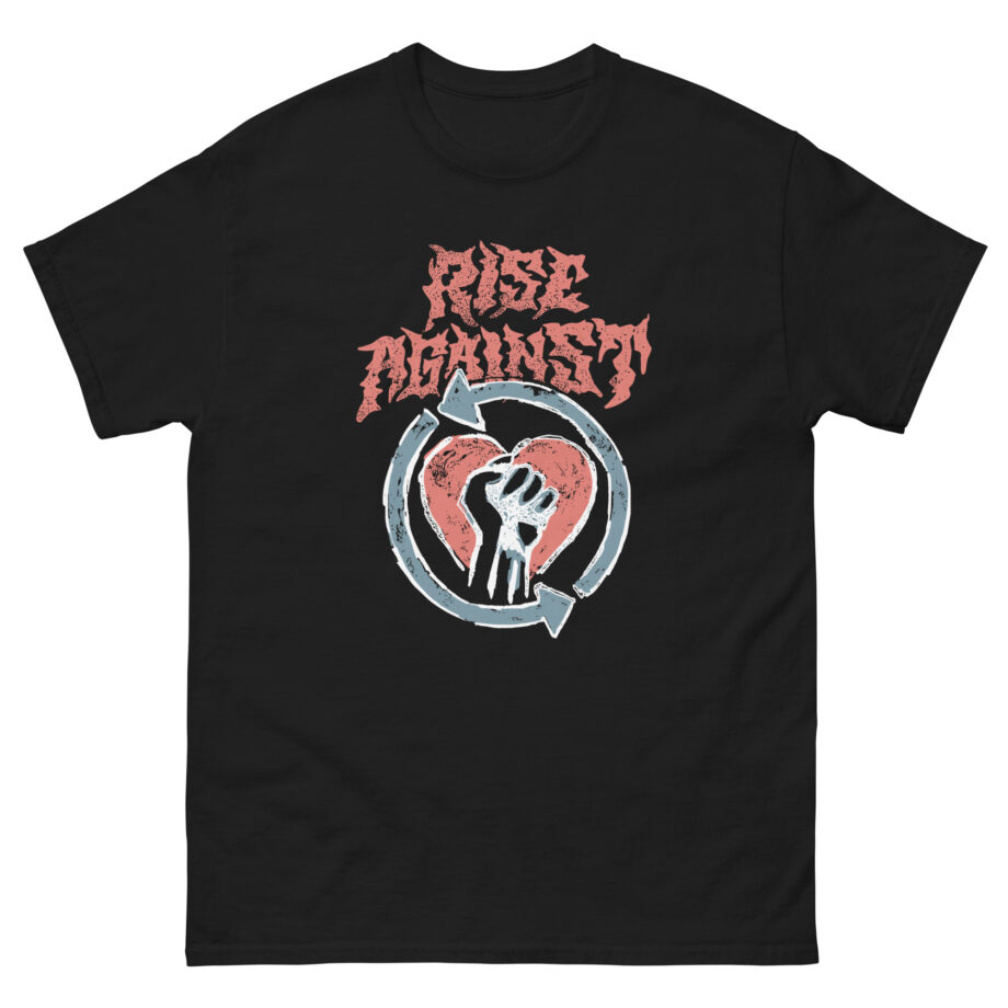 Rise Against Chalk Heartfist Unisex classic tee