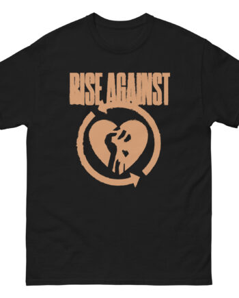Rise Against Blurred Heartfist Unisex classic tee