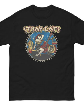 Stray Cats Ladies Bass Unisex classic tee