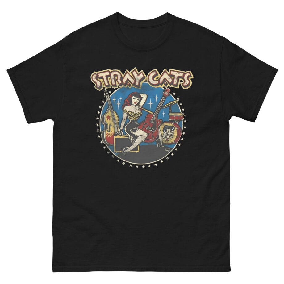 Stray Cats Ladies Bass Unisex classic tee