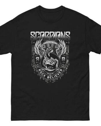 Scorpions Rock Believer Ornaments Unisex classic tee