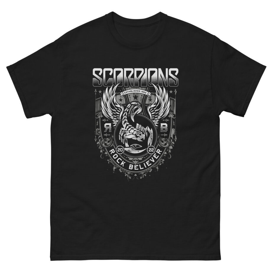 Scorpions Rock Believer Ornaments Unisex classic tee