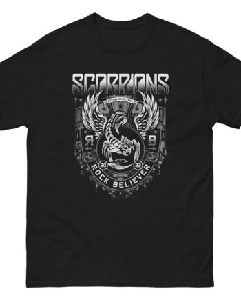 Scorpions Rock Believer Ornaments Unisex classic tee