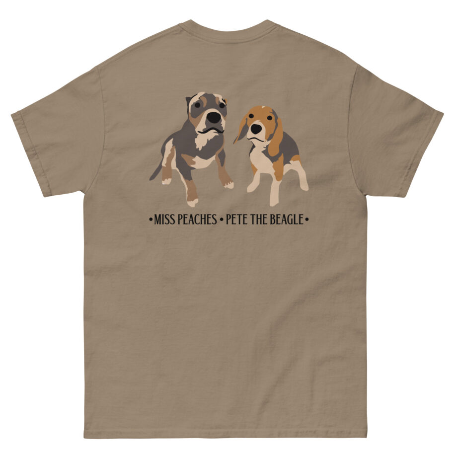 Miss Peaches & Pete the Beagle Unisex classic tee