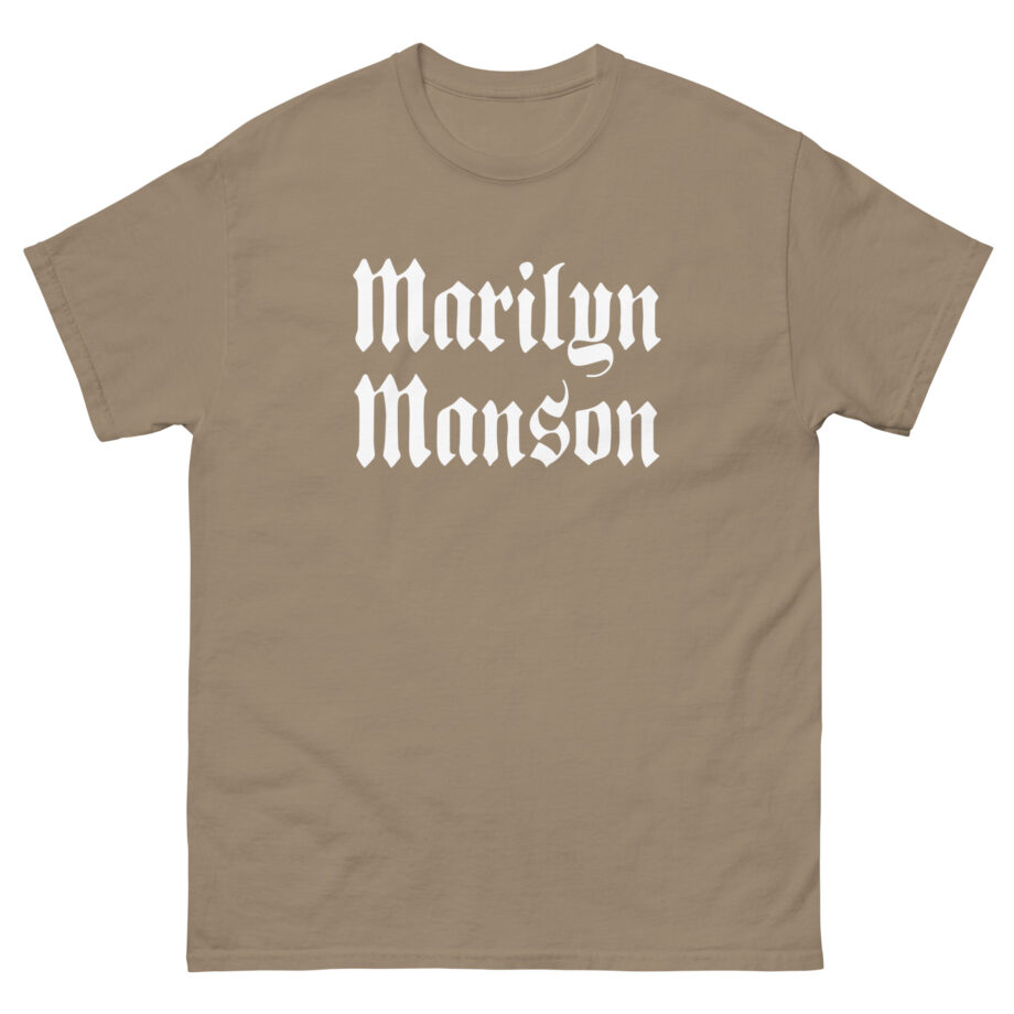 Marilyn Manson Goth Logo Unisex classic tee