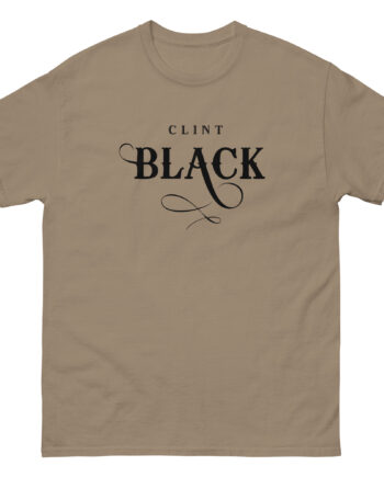Clint Black Logo Espresso Unisex classic tee
