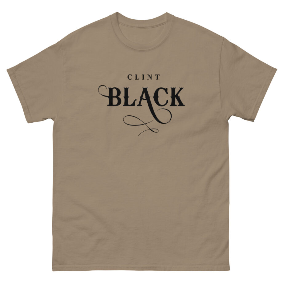Clint Black Logo Espresso Unisex classic tee