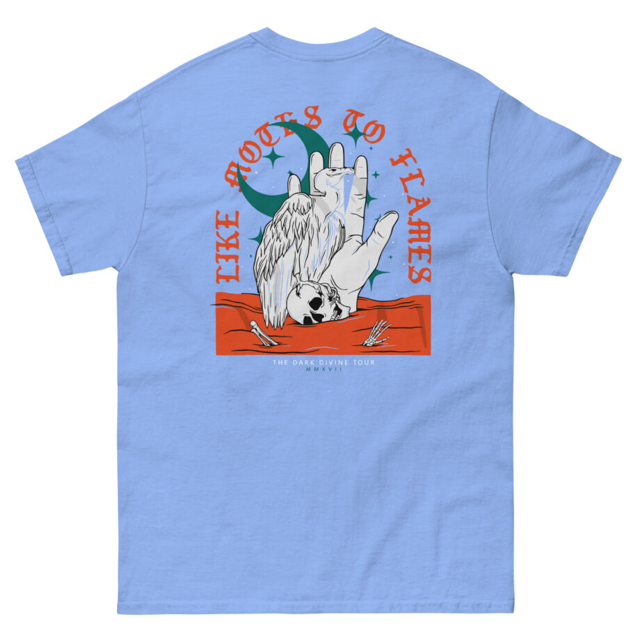 Like Moths to Flames the Dark Divine Tour Unisex classic tee