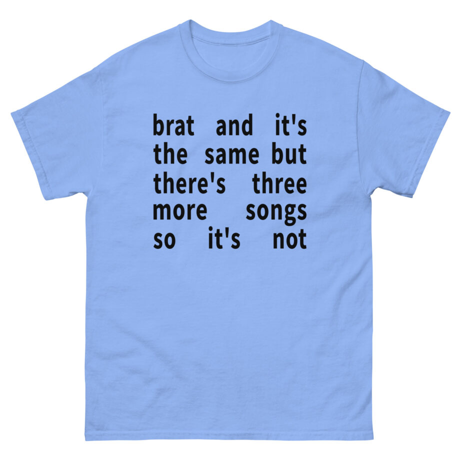 Charli Xcx It's the Same but It's Not Unisex classic tee