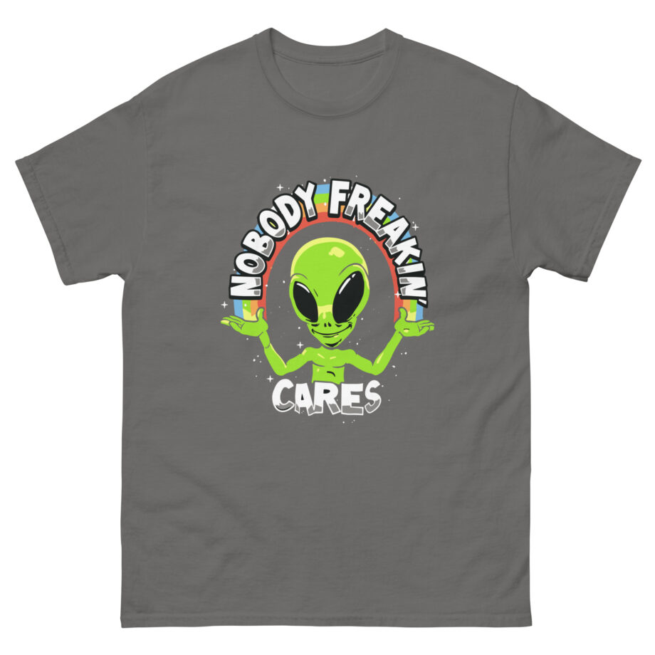 Carter Kench  Nobody Freakin' Cares Rainbow Unisex classic tee