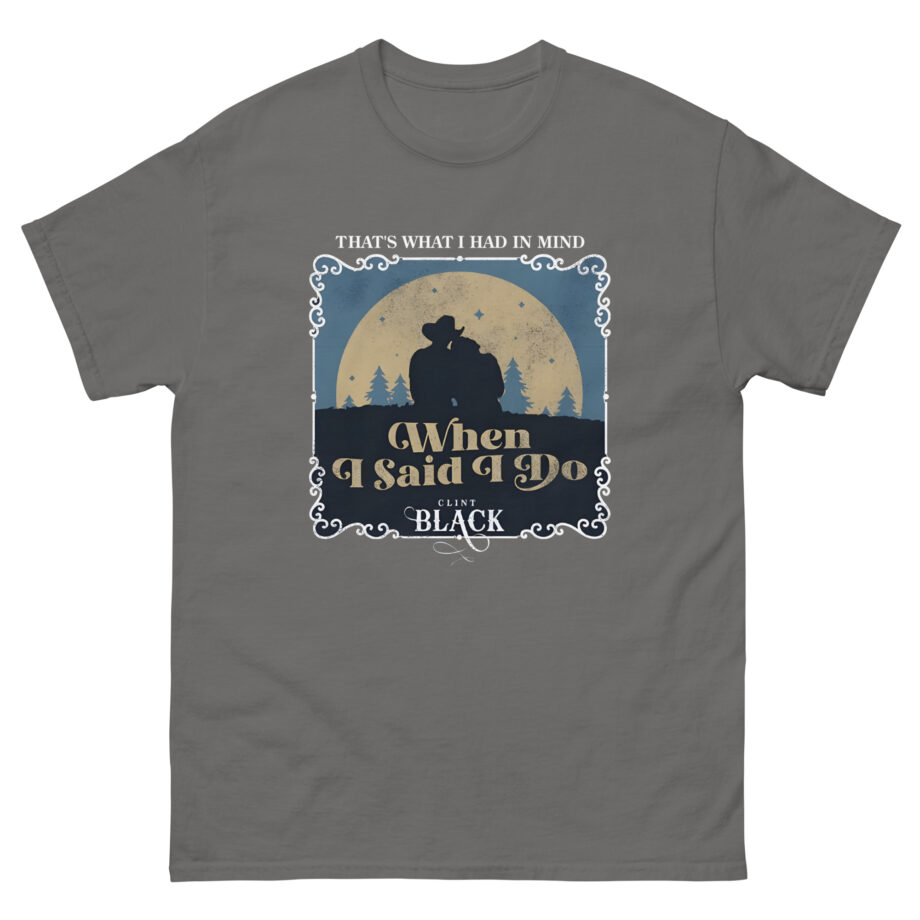 Clint Black When I Said I Do Illustrated Unisex classic tee