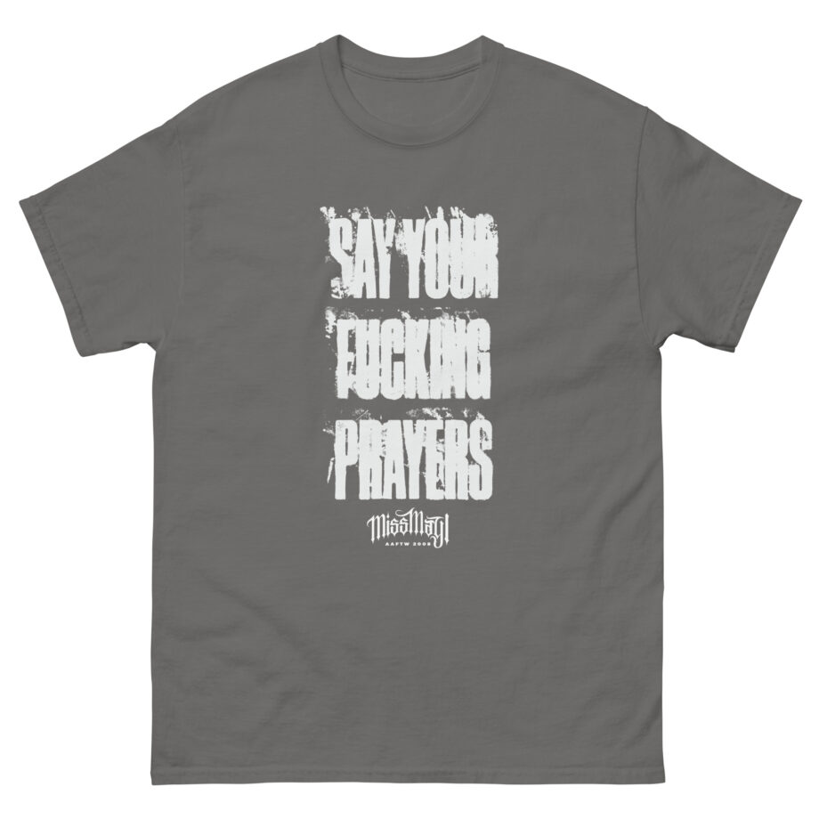 Miss May I Glow in the Dark Prayers Unisex classic tee