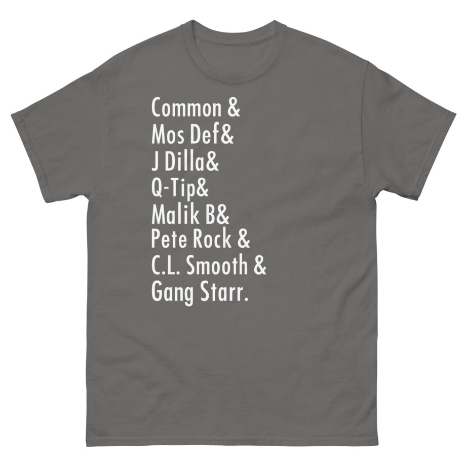 Music Common, Mos Def, J Dilla, Q-tip, Malik B, Pete Rock, C.l. Smooth Unisex classic tee