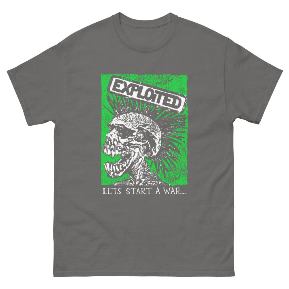 The Exploited Let's Start a War Skull Unisex classic tee