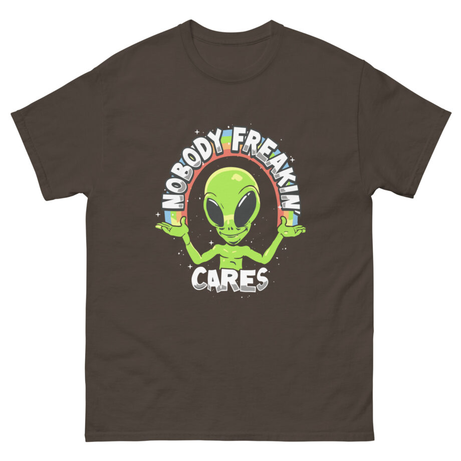 Carter Kench  Nobody Freakin' Cares Rainbow Unisex classic tee