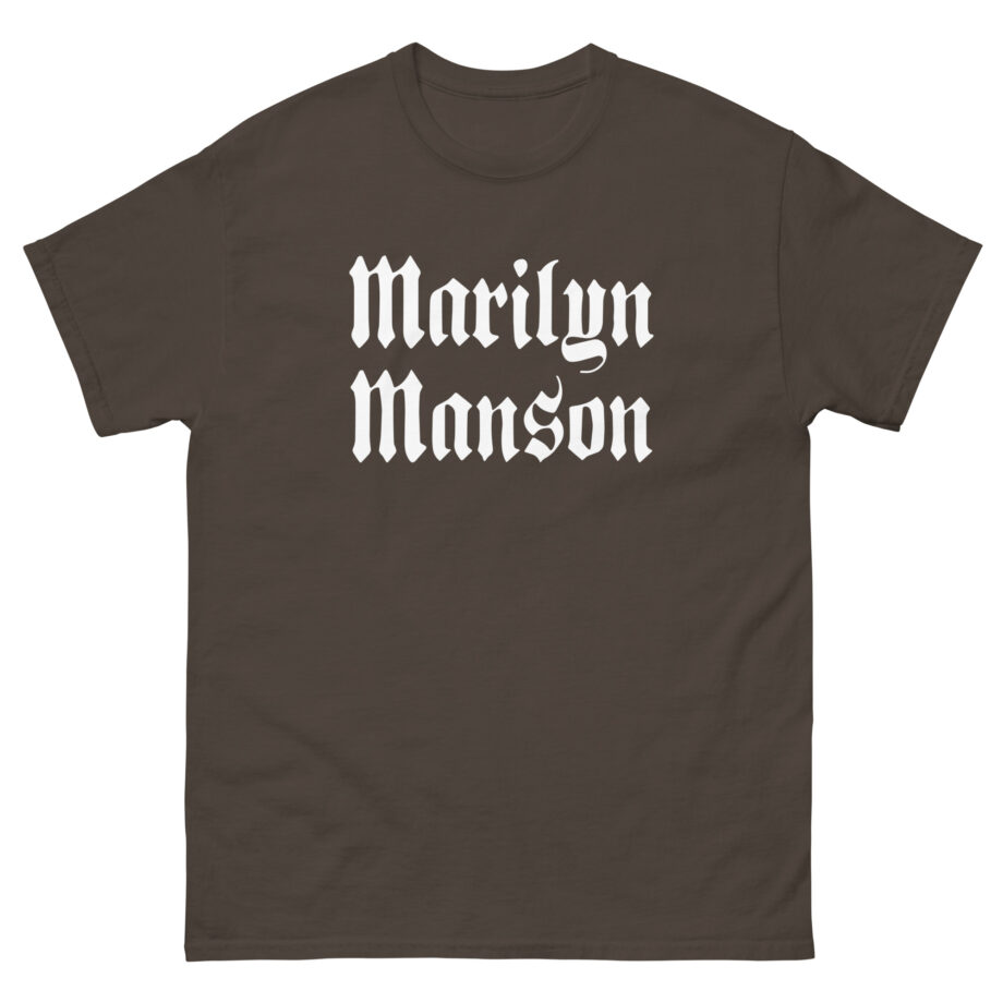 Marilyn Manson Goth Logo Unisex classic tee