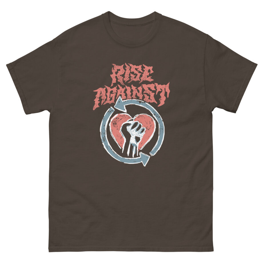Rise Against Chalk Heartfist Unisex classic tee