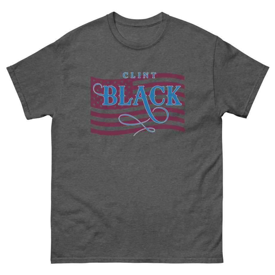 Clint Black Ladies Patriotic Bling Unisex classic tee