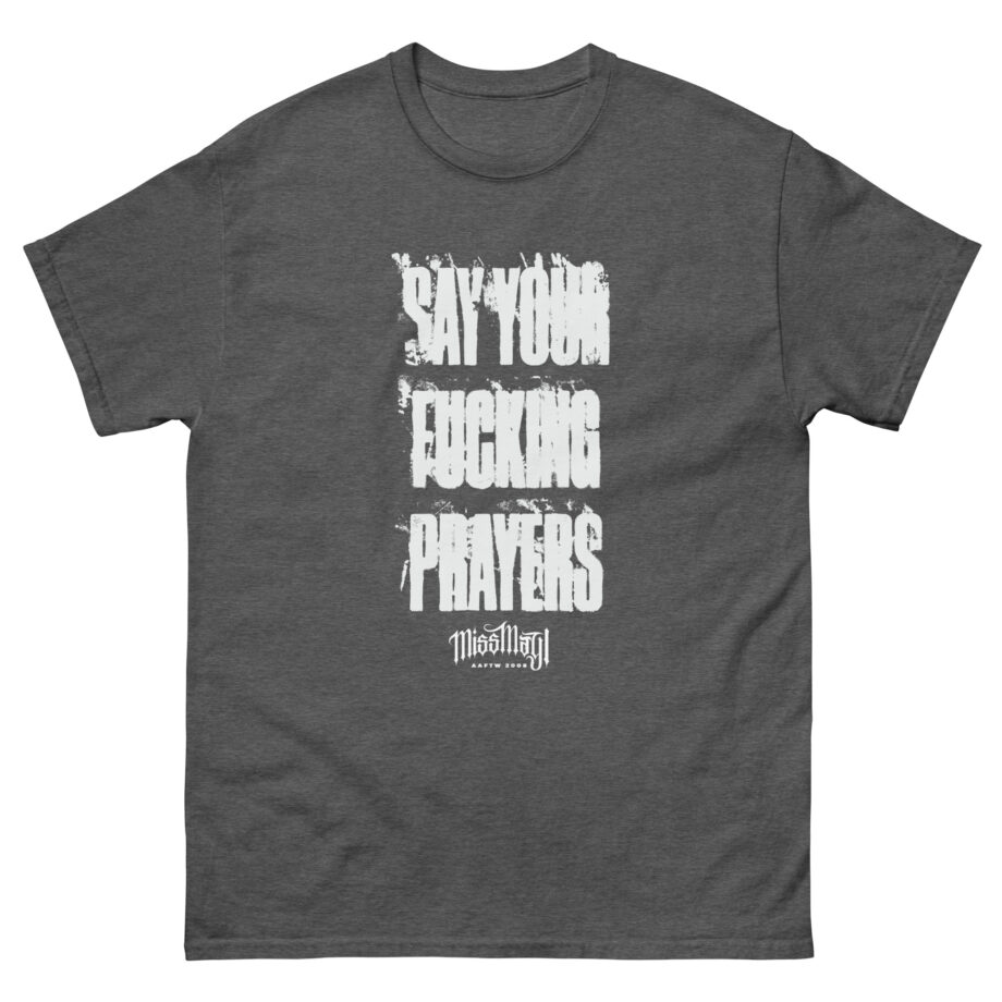 Miss May I Glow in the Dark Prayers Unisex classic tee