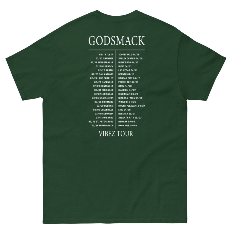 Godsmack Vibez Tour Unisex classic tee