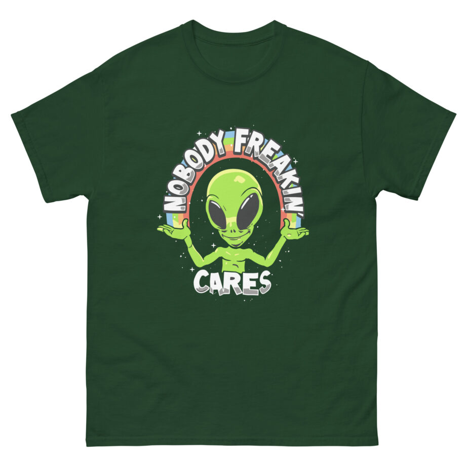 Carter Kench  Nobody Freakin' Cares Rainbow Unisex classic tee